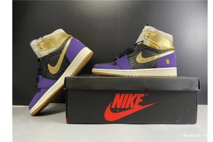  HIGH UNION “MAMBA” AIR BLACK OG PURPLE 1 X JORDAN GOLD 0723